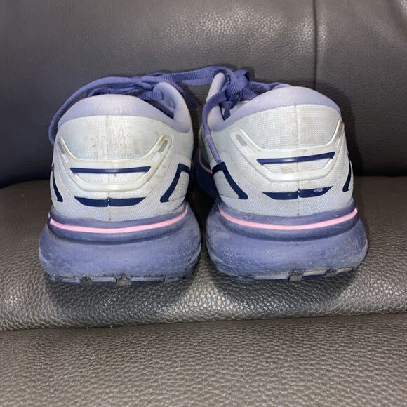 Brooks Womens Ghost 15 1203801B492 White Running Shoes Sneakers Size 10 B - Picture 5 of 7